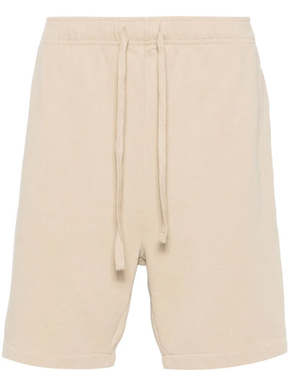 shorts de malha de algodão