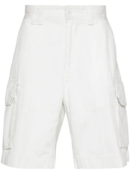 shorts cargo com patch de logotipo