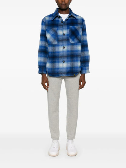 calças esportivas com efeito mesclado