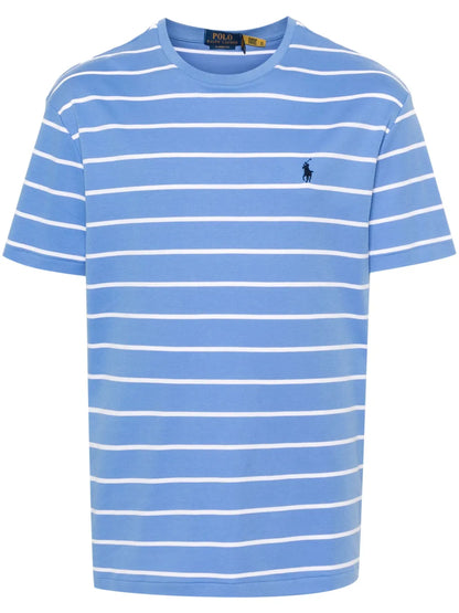 Camiseta listrada com motivo de pônei Polo