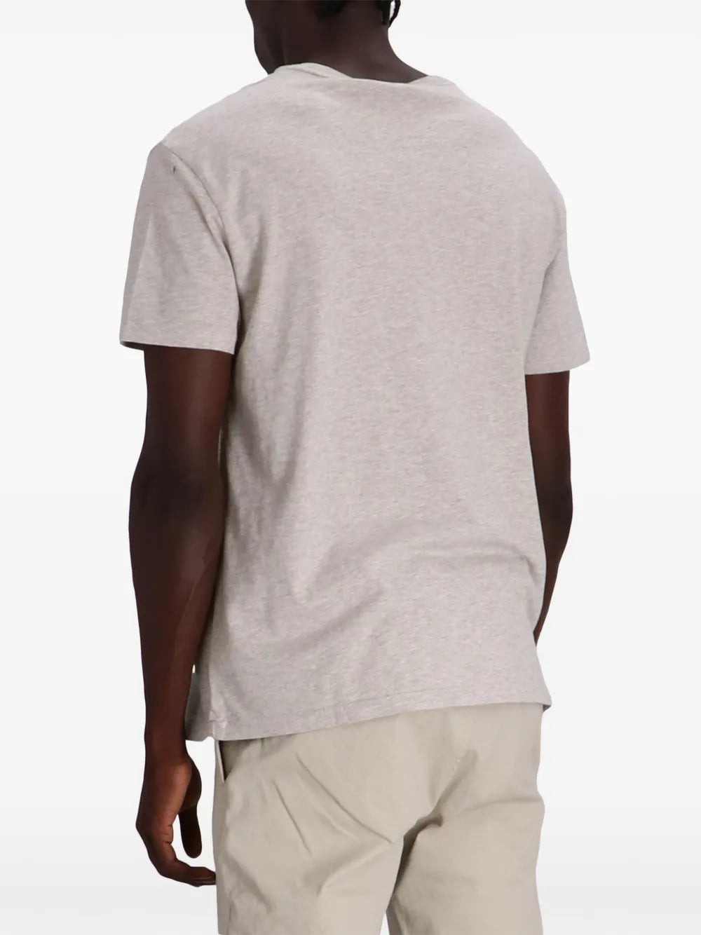 camiseta com estampa de logotipo