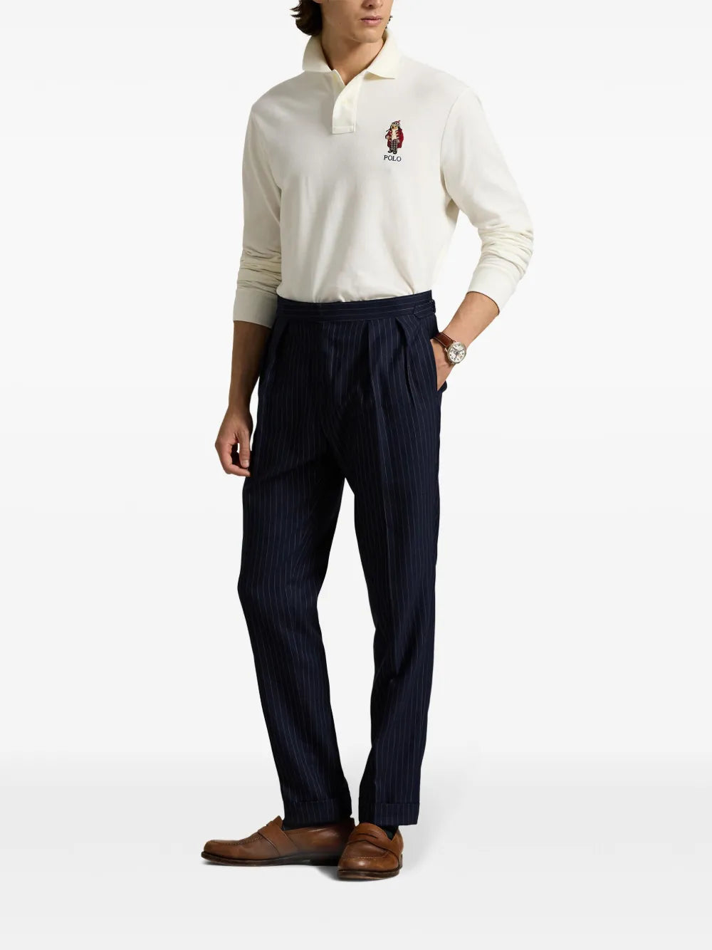 camisa polo bordada