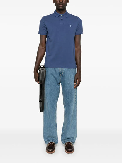 Camisa polo bordada com pônei Polo