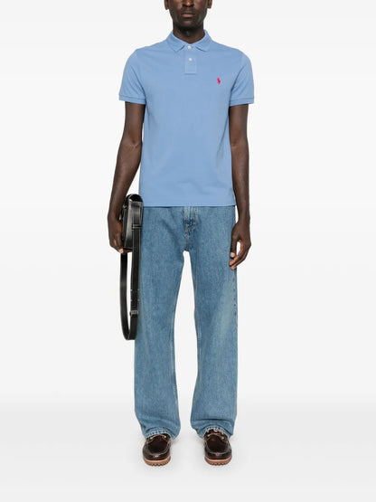 Camisa polo bordada com pônei Polo