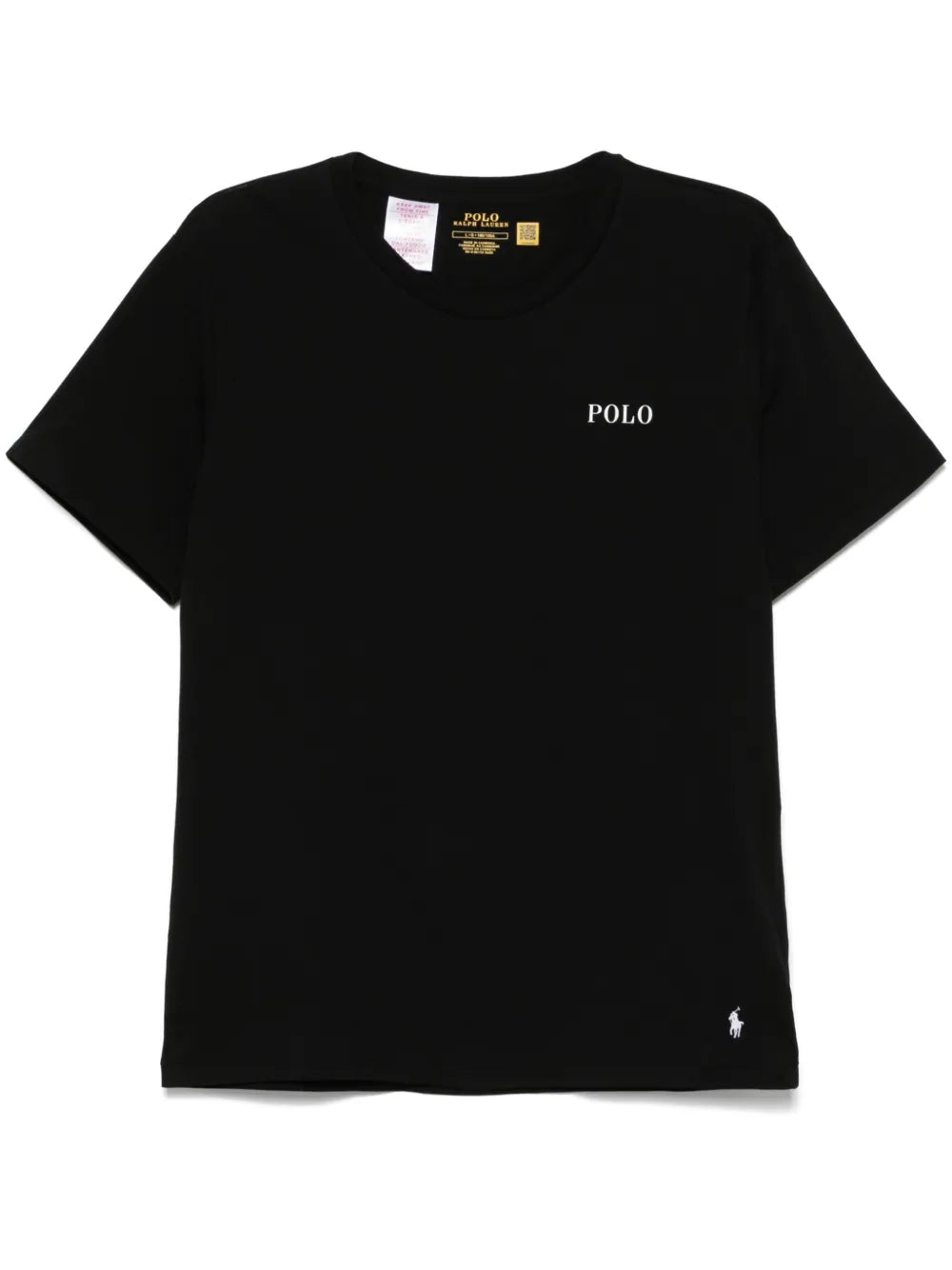 camiseta com estampa de logotipo