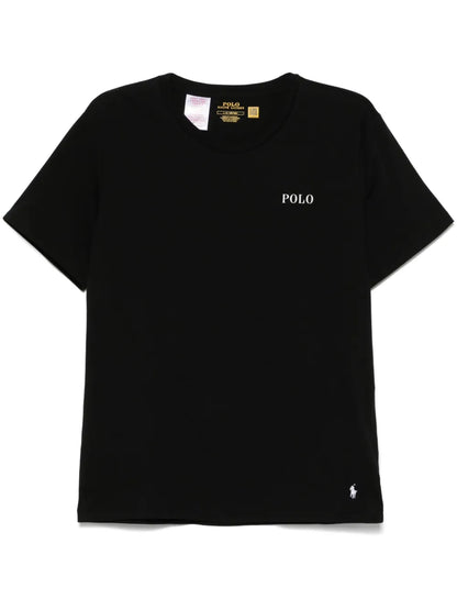 camiseta com estampa de logotipo