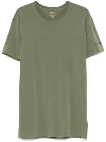 camisetas com estampa de logotipo (pacote com três)