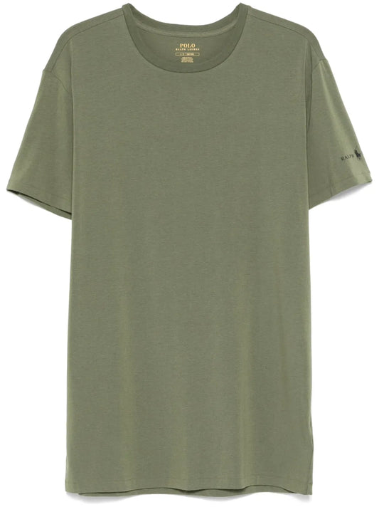 camisetas com estampa de logotipo (pacote com três)