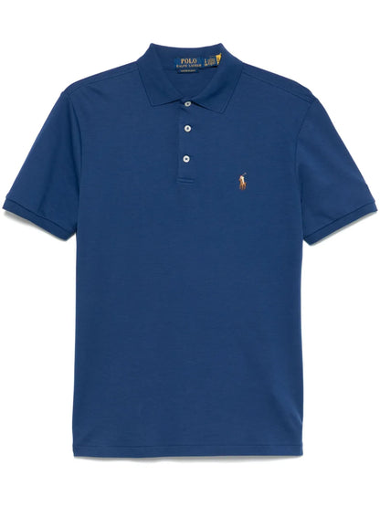 camisa polo de algodão
