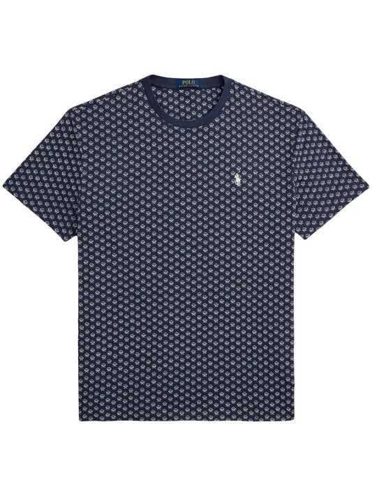 camiseta com trama entrelaçada