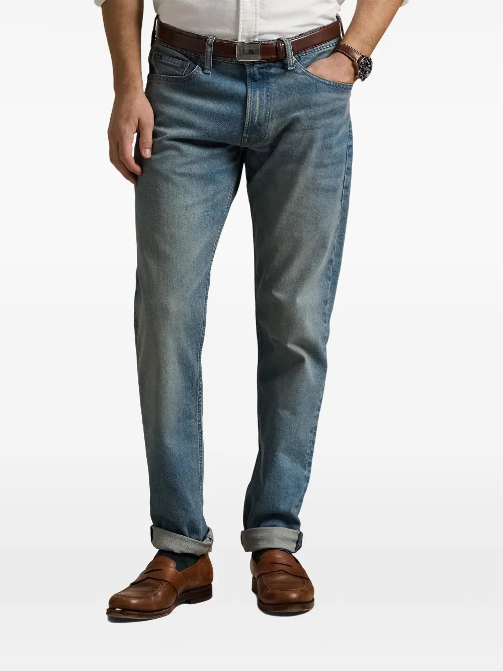 jeans de perna reta