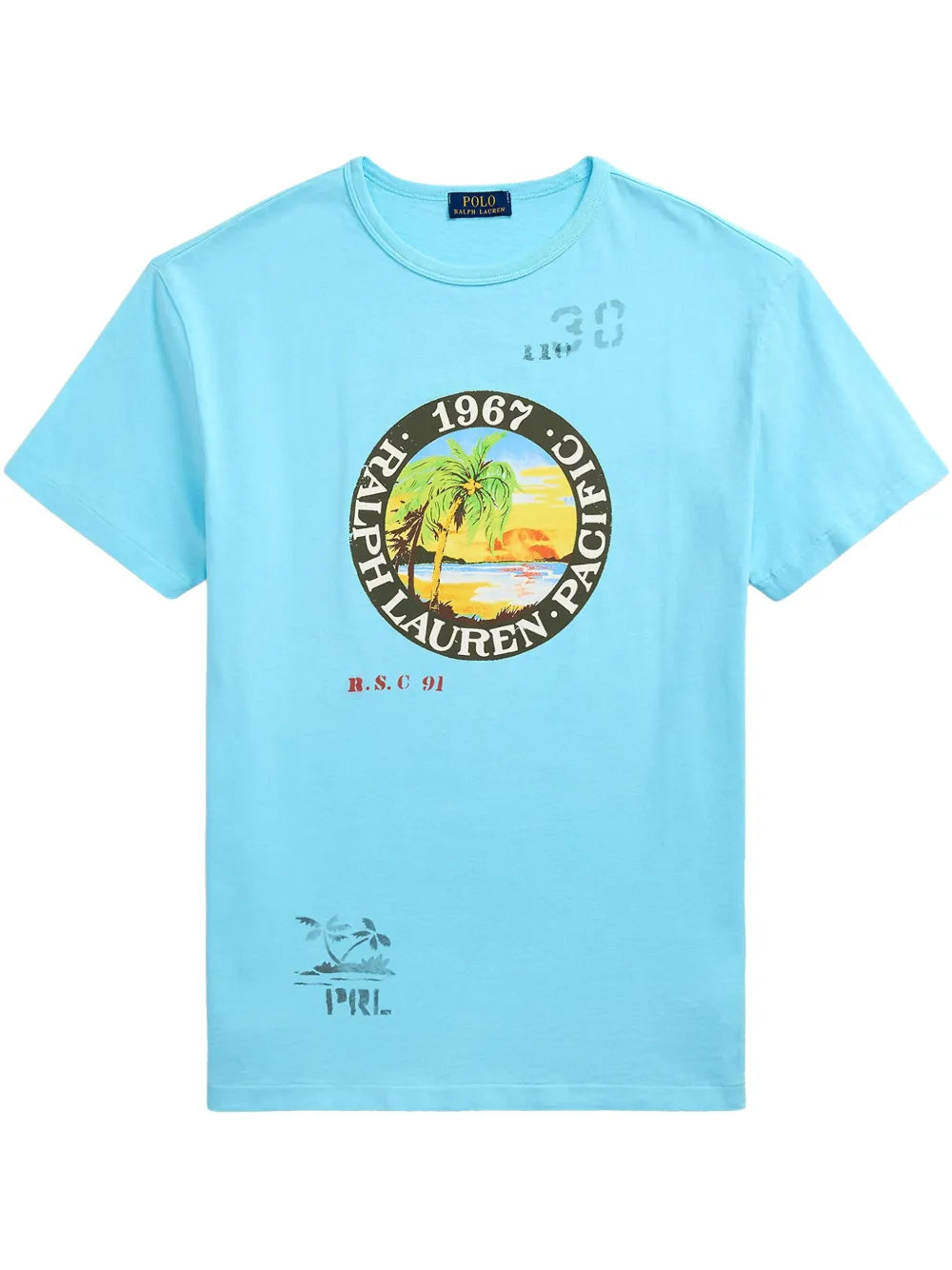 camiseta com estampa de logotipo