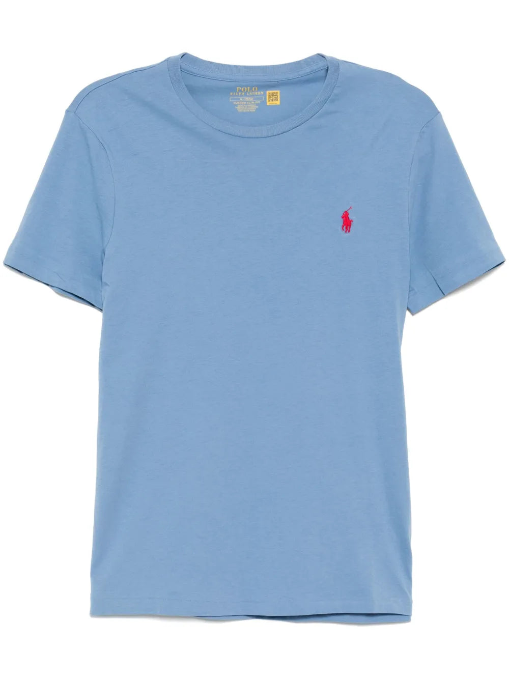 camiseta com logotipo bordado