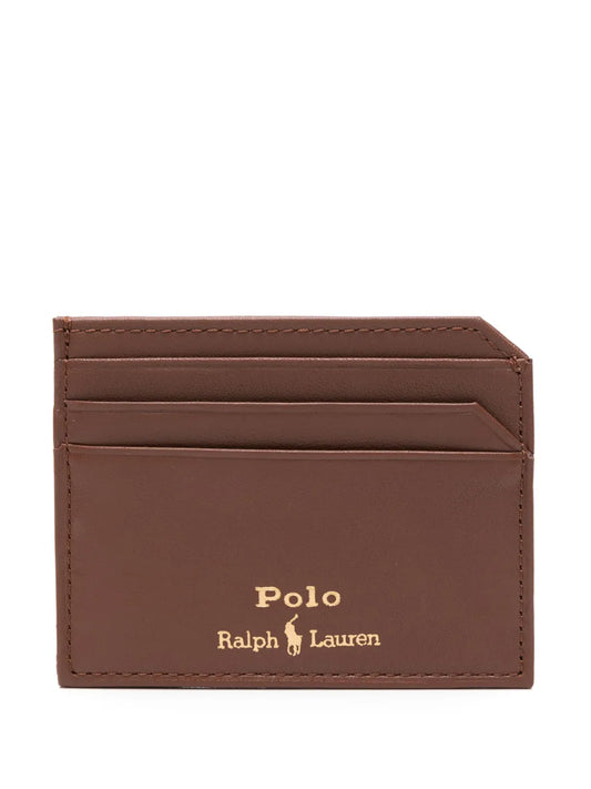 porta-cartões de couro