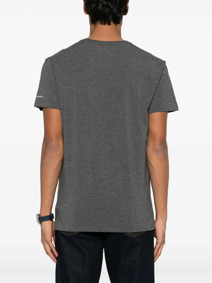 camiseta com estampa de logotipo (pacote com três)