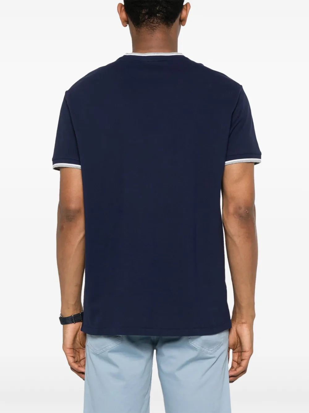 camiseta de algodão elástico