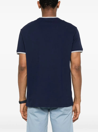 camiseta de algodão elástico