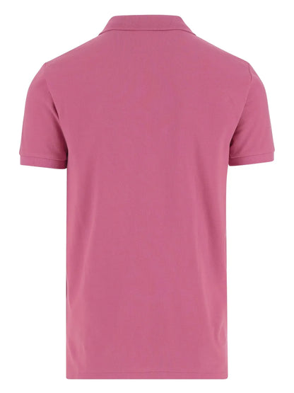 camisa polo de algodão