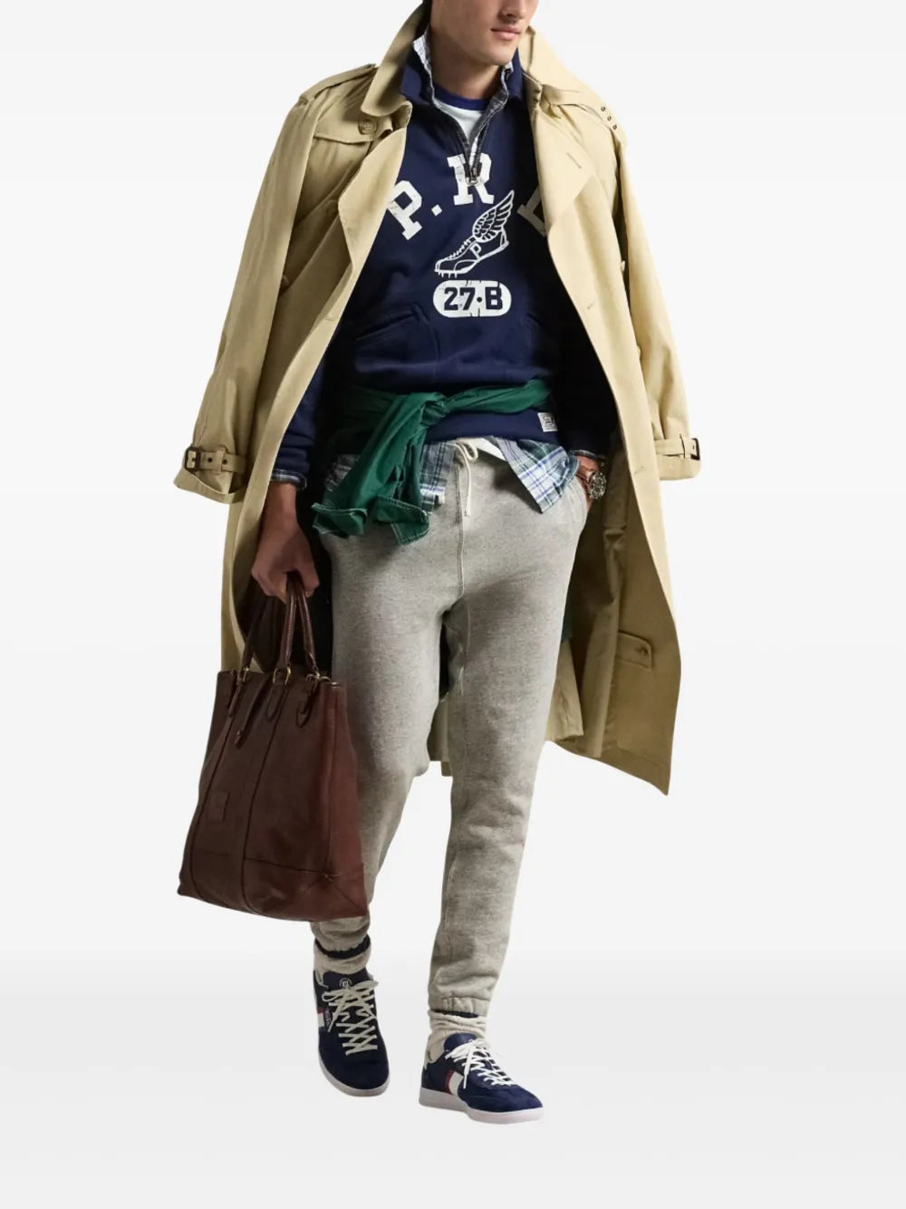 camisa polo com estampa de logotipo