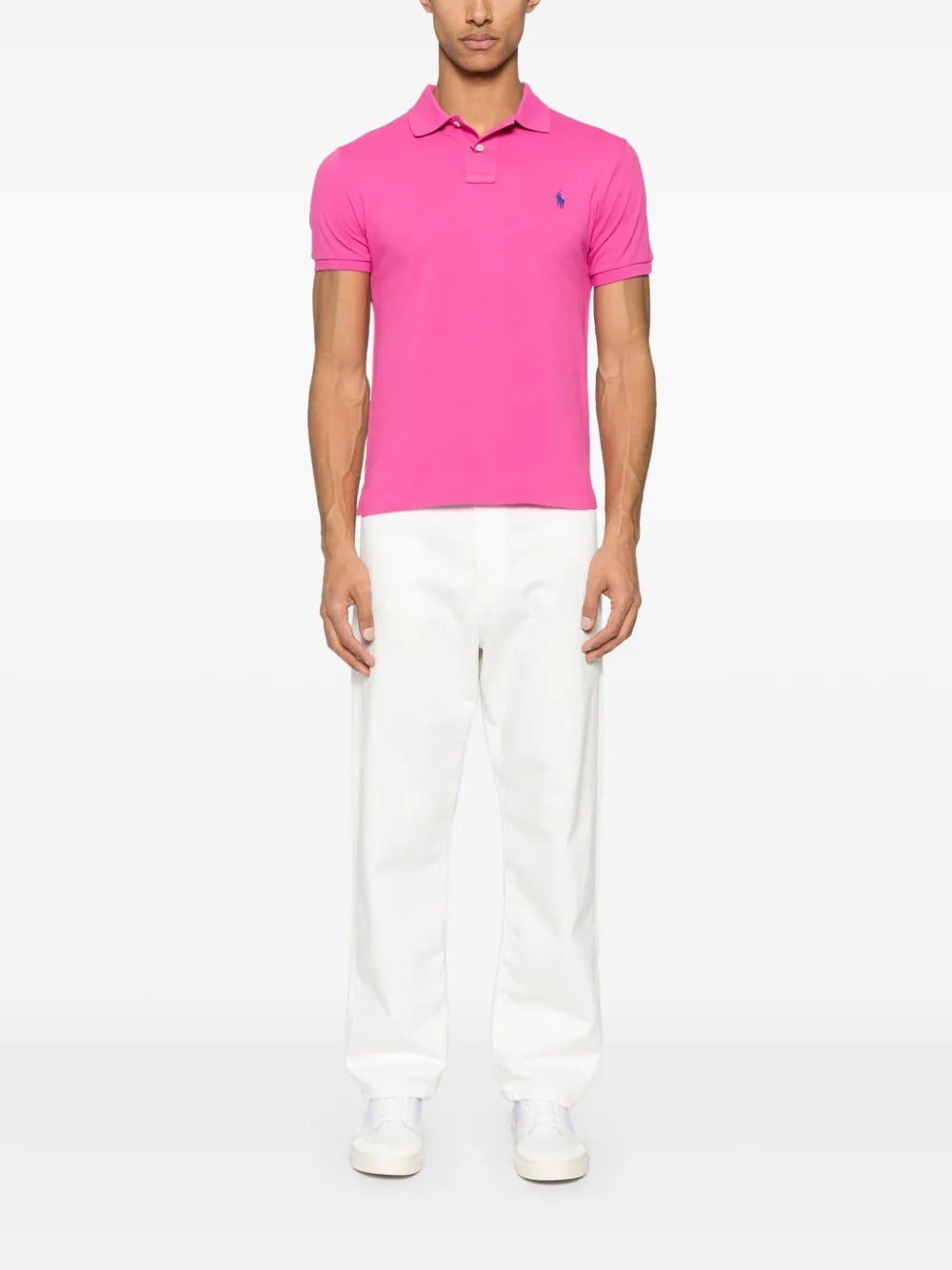 Camisa polo bordada com pônei Polo