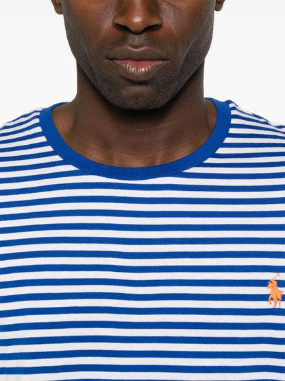 camiseta listrada de algodão