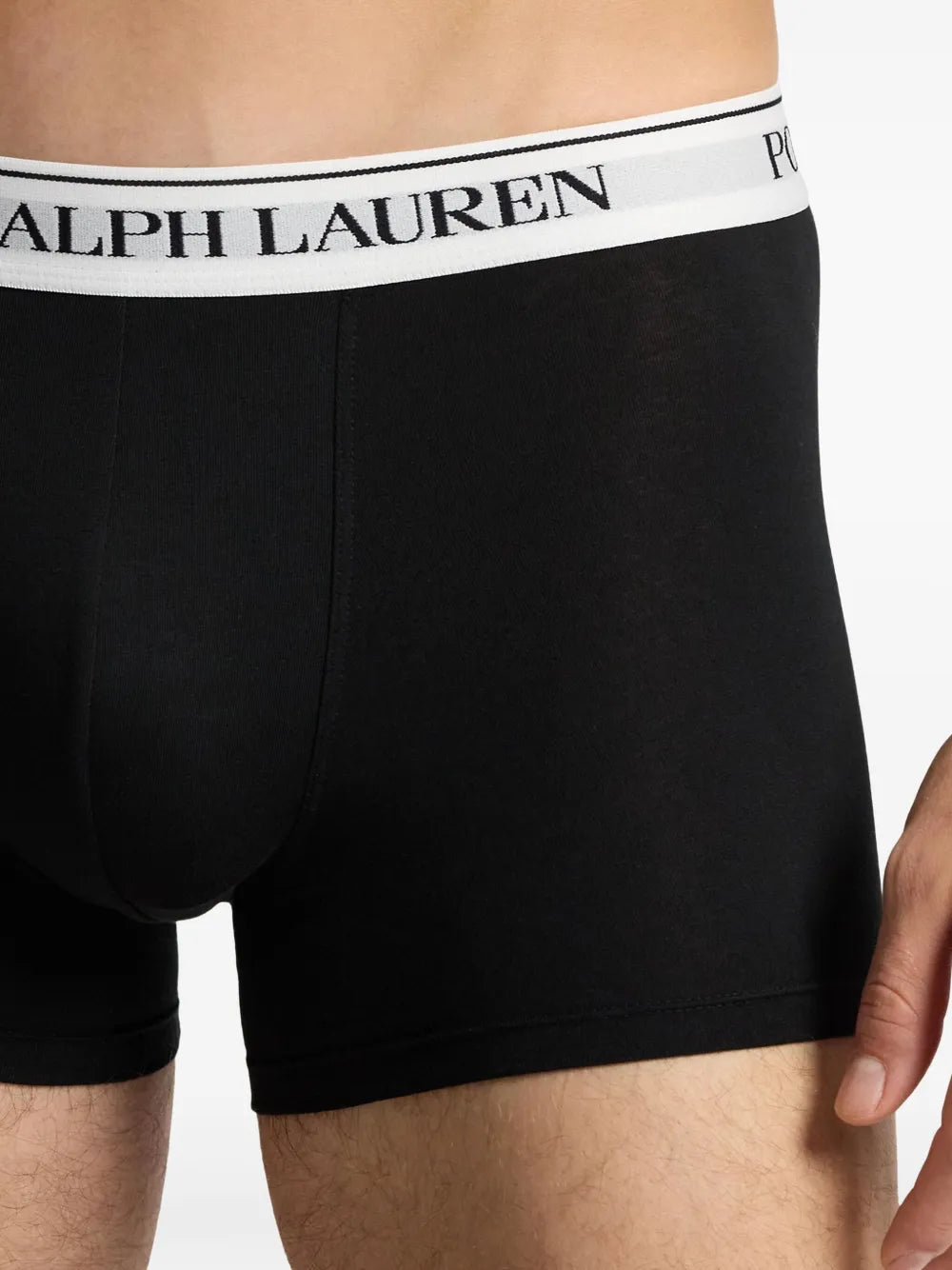 boxers com logotipo (conjunto de três)