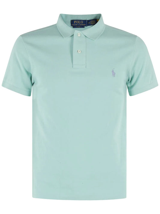 camisa polo de algodão