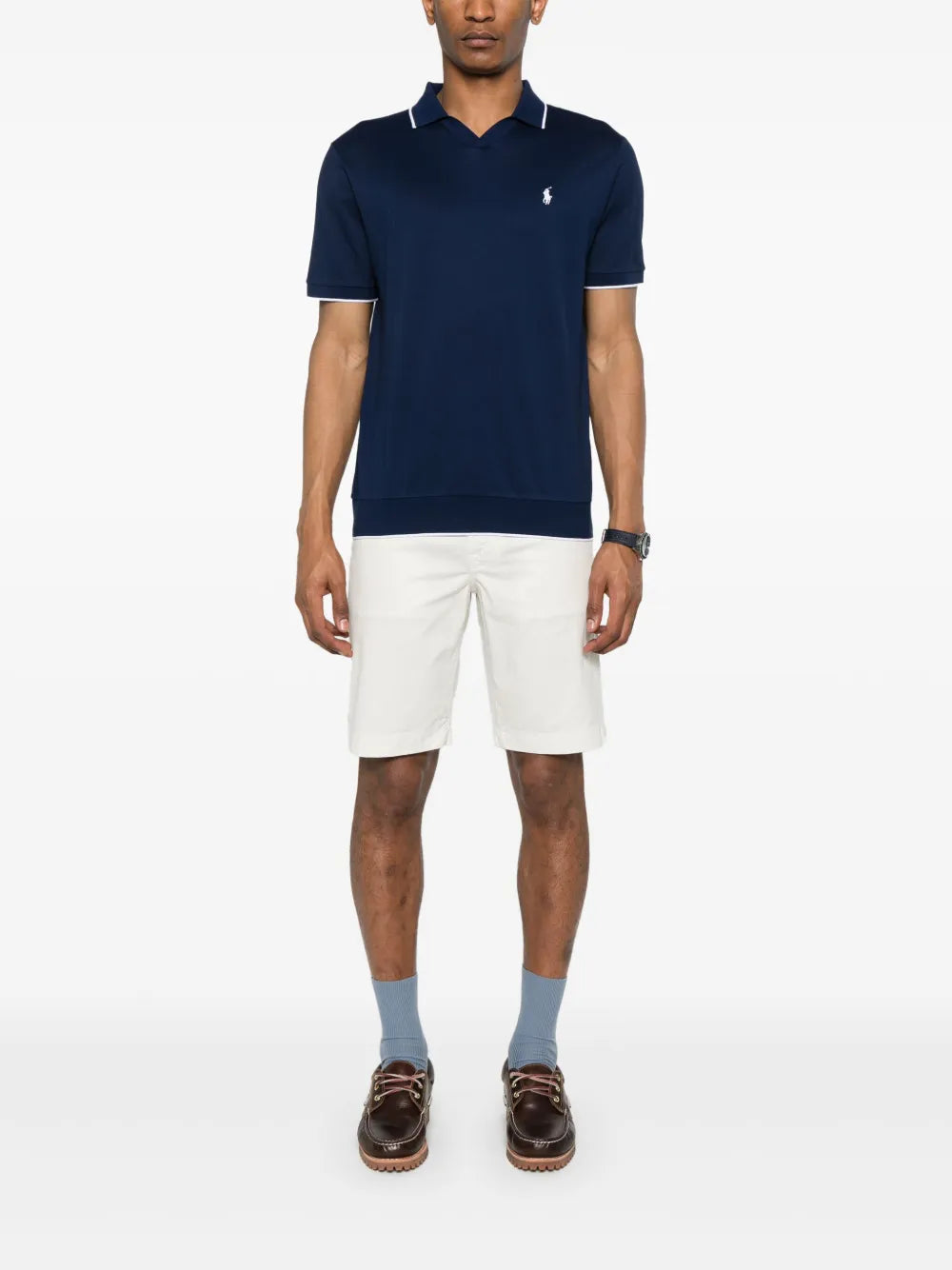 camiseta de algodão elástico