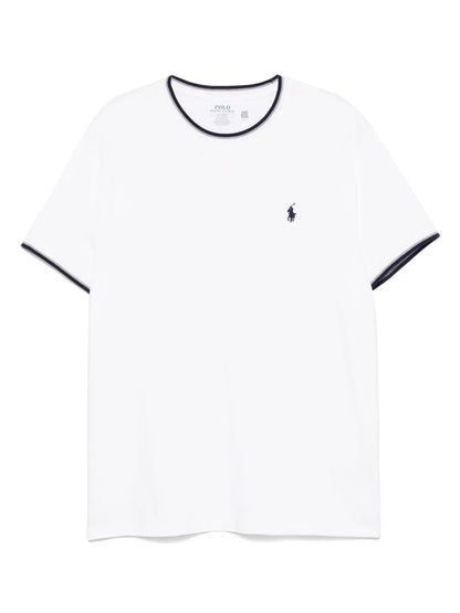 camiseta de algodão elástico