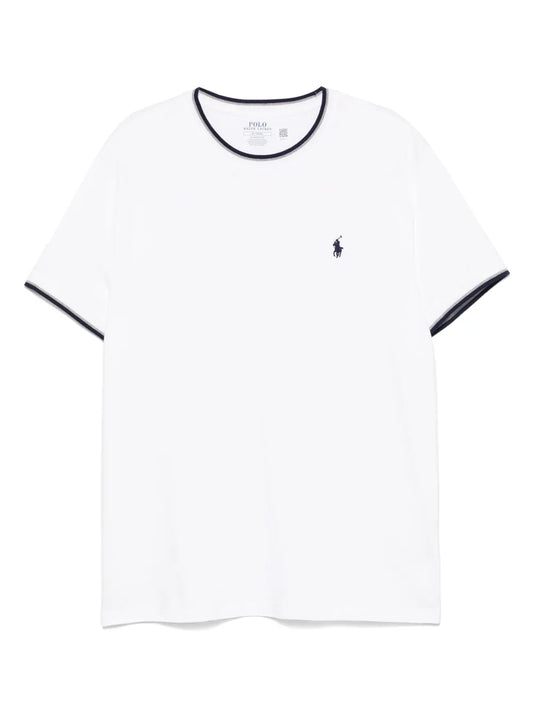 camiseta de algodão elástico