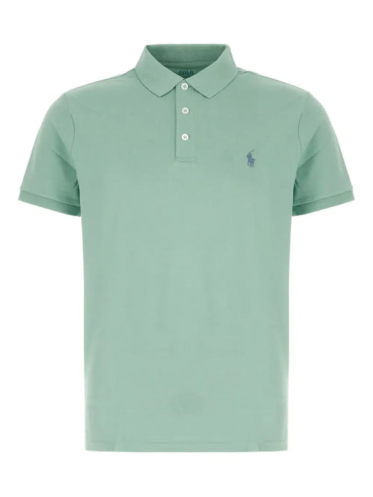 camisa polo de algodão