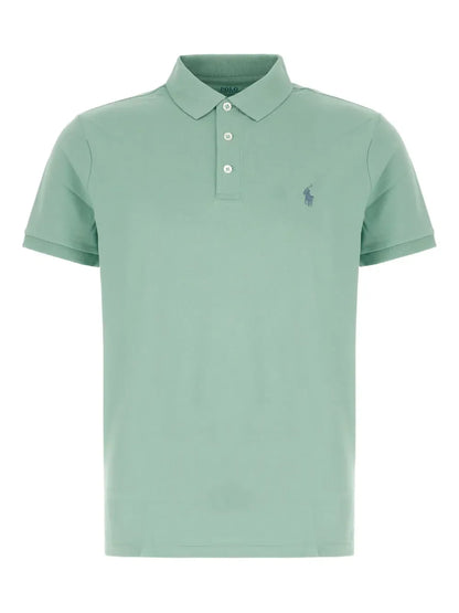 camisa polo de algodão