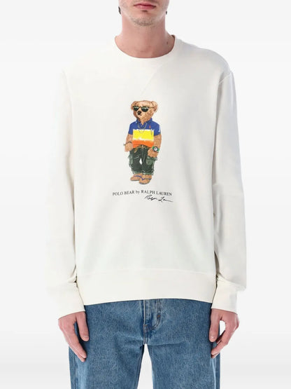 Moletom com estampa de urso Polo