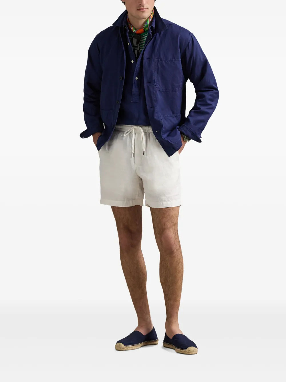 shorts de linho
