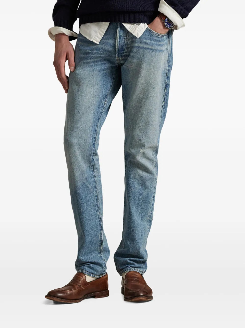 jeans de algodão
