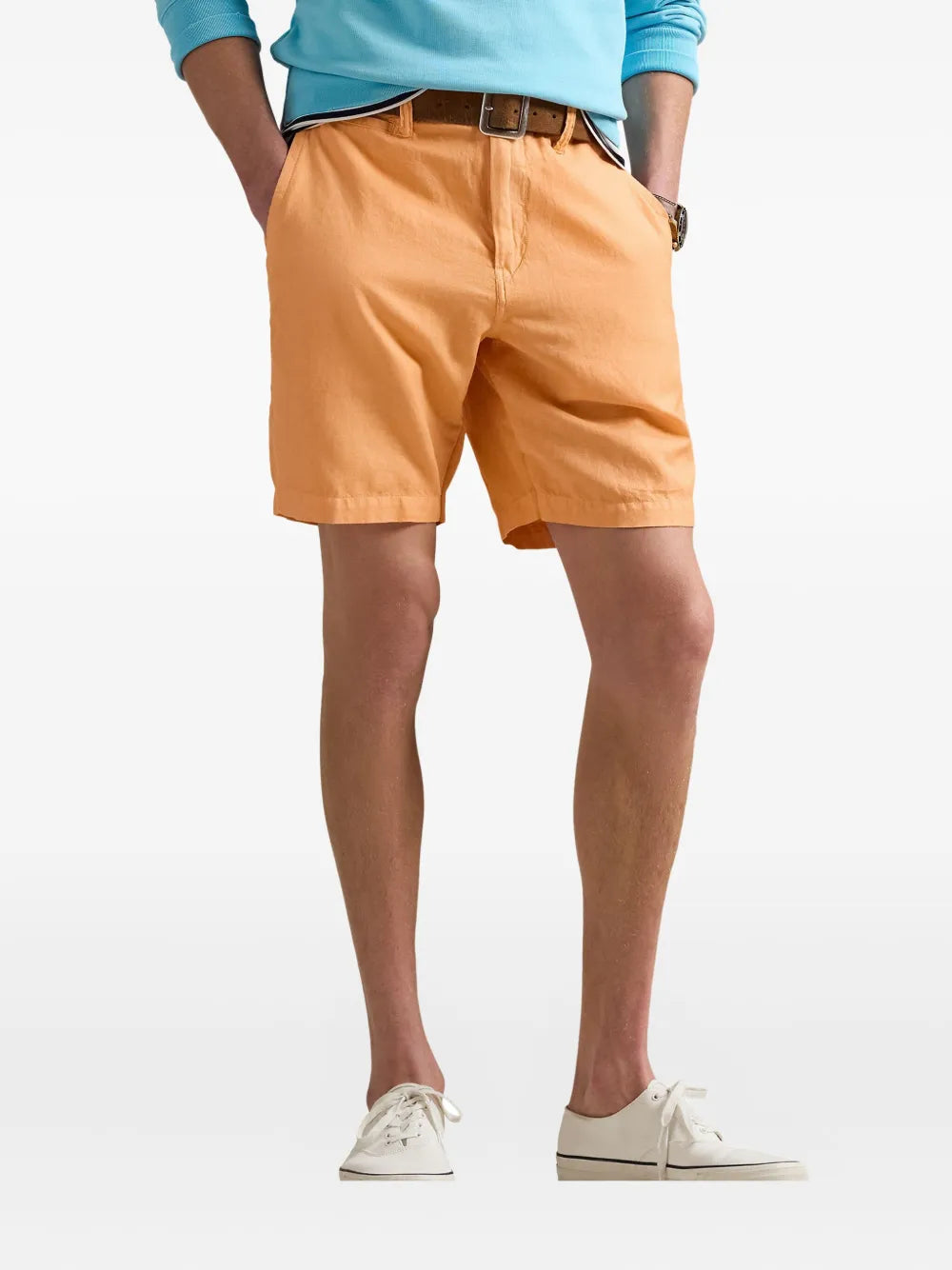 shorts chino de corte justo