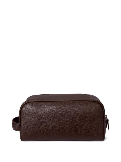 bolsa de lavagem de couro granulado