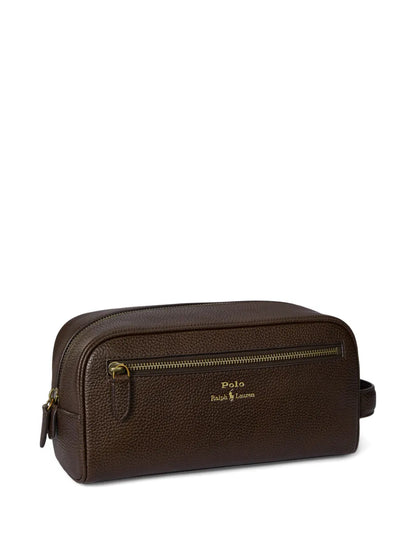 bolsa de lavagem de couro granulado