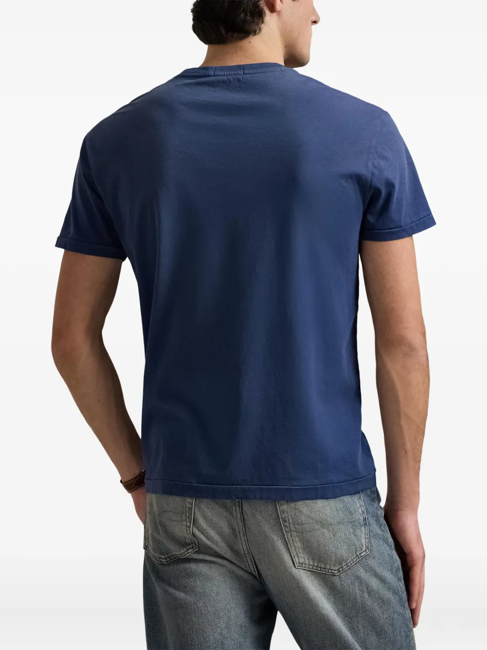 camiseta com estampa de logotipo