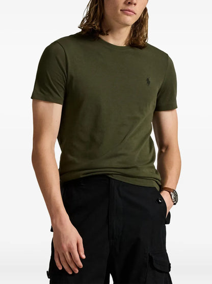 Camiseta bordada com o logotipo da Lauren