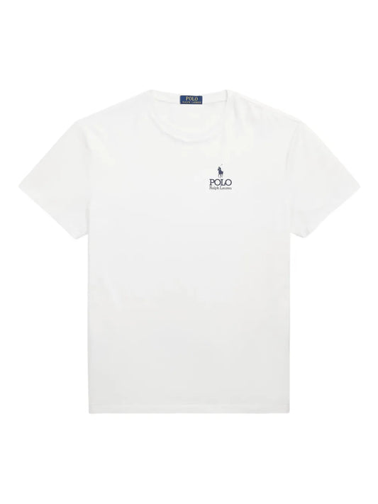 camiseta com logotipo bordado