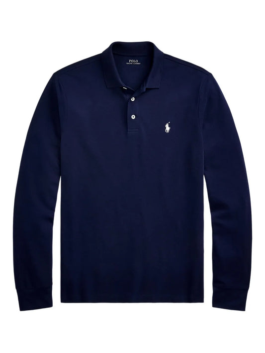 camisa polo de manga comprida