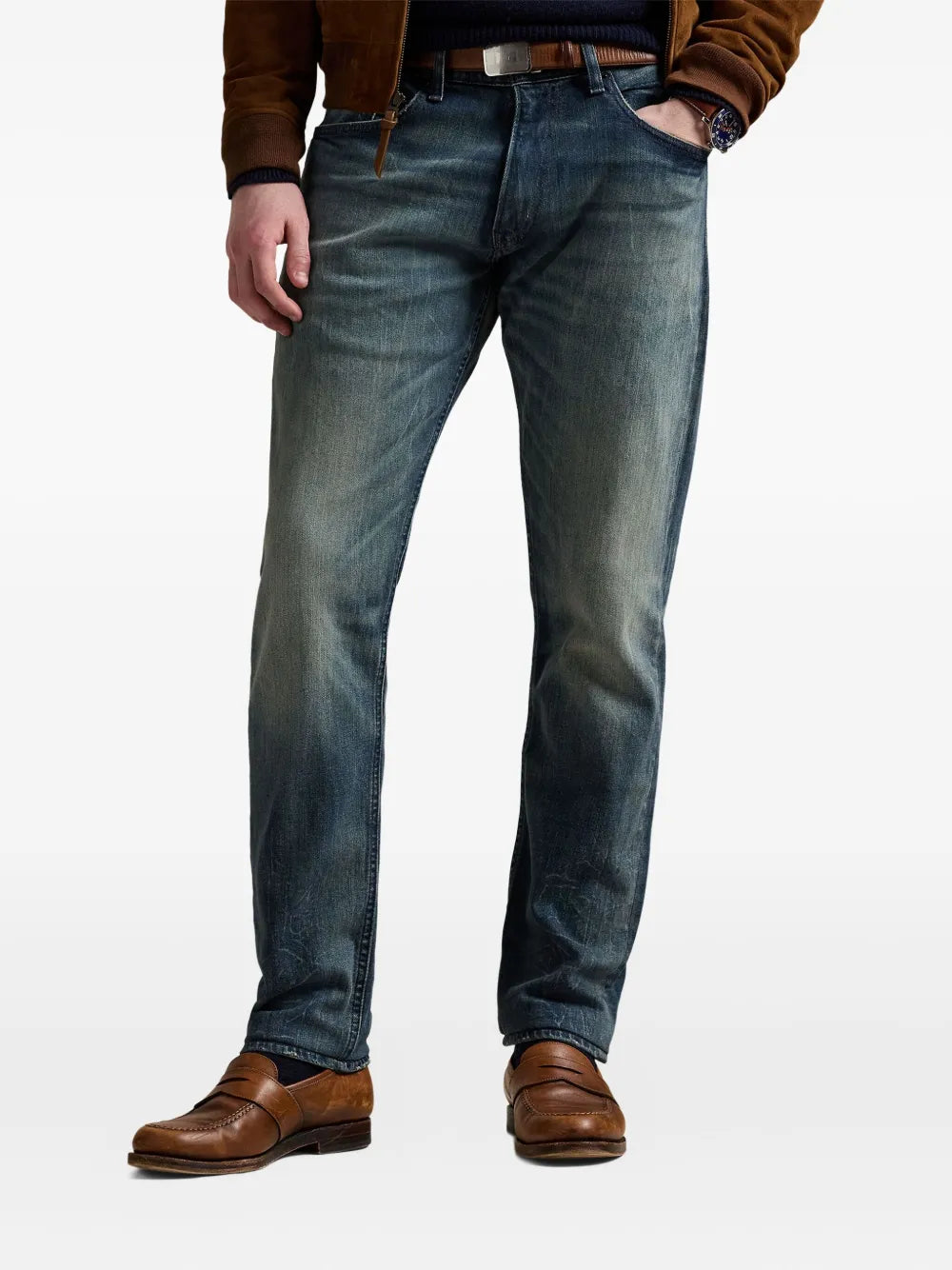 jeans desbotados