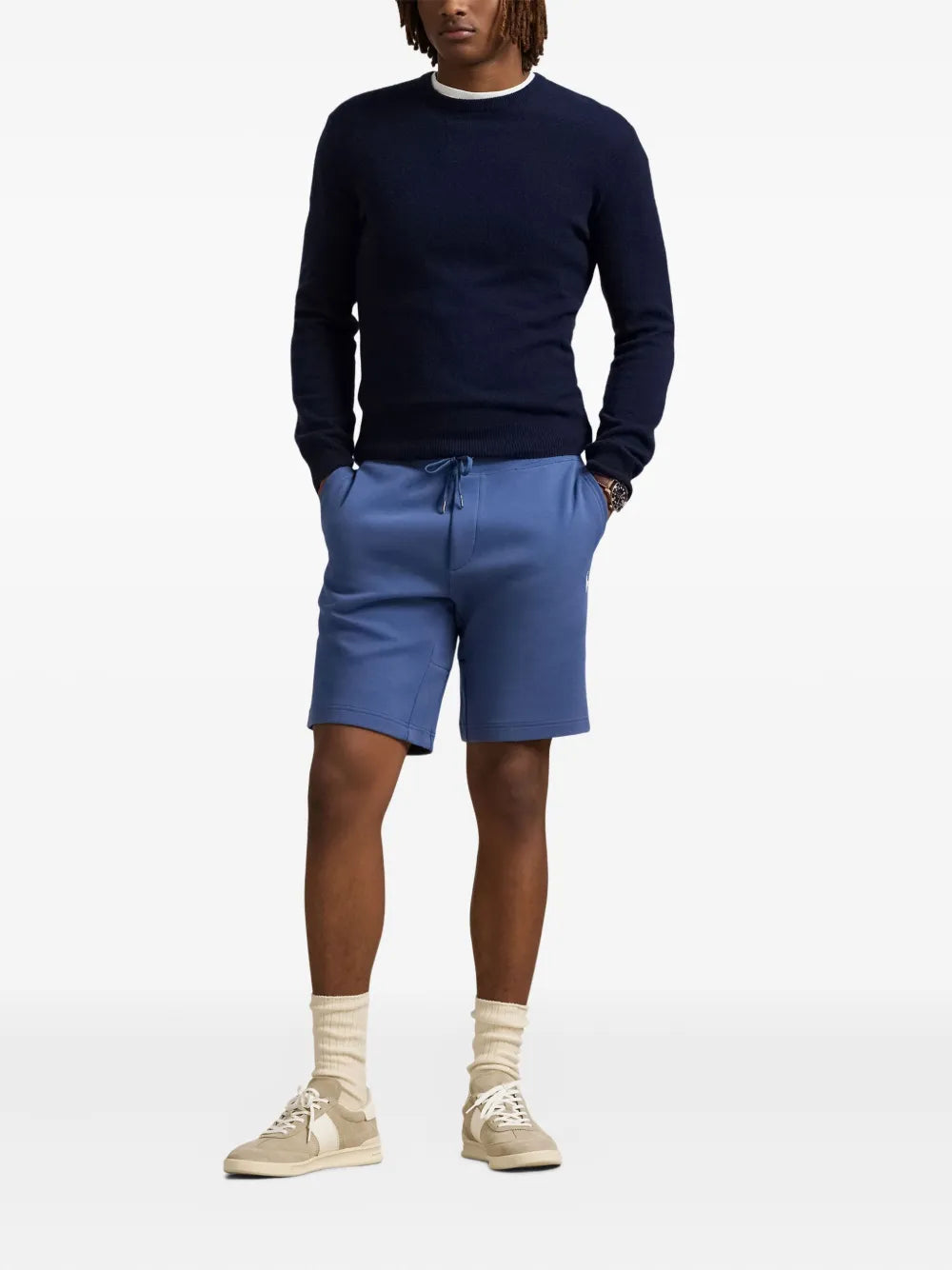 shorts com cordão na cintura