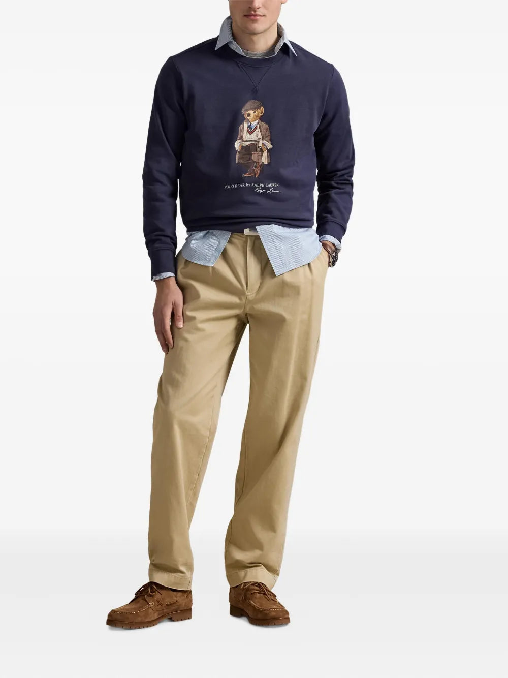 Moletom com estampa de urso Polo