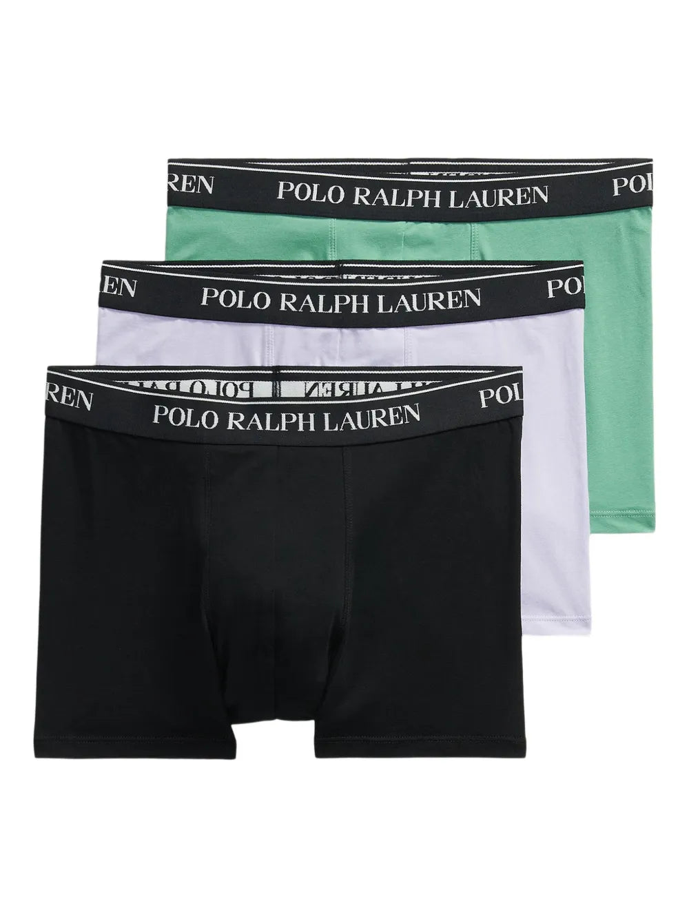 boxers com cós com logotipo (pacote com três)