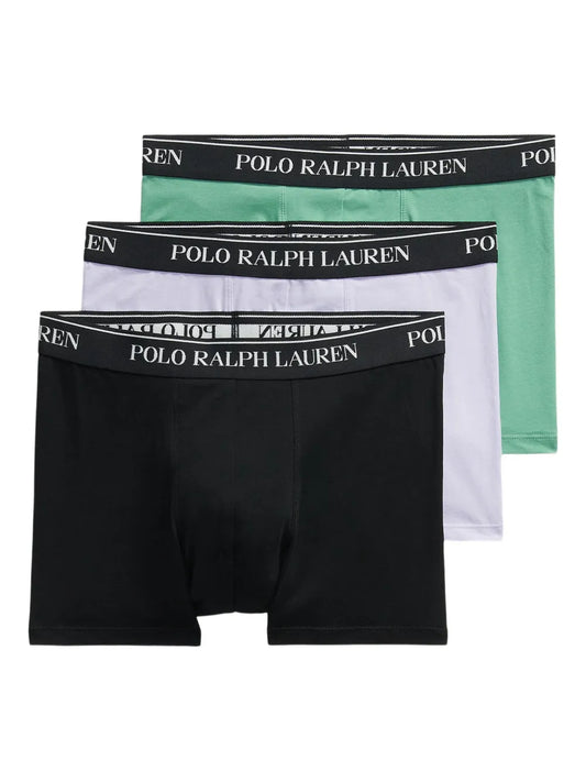 boxers com cós com logotipo (pacote com três)