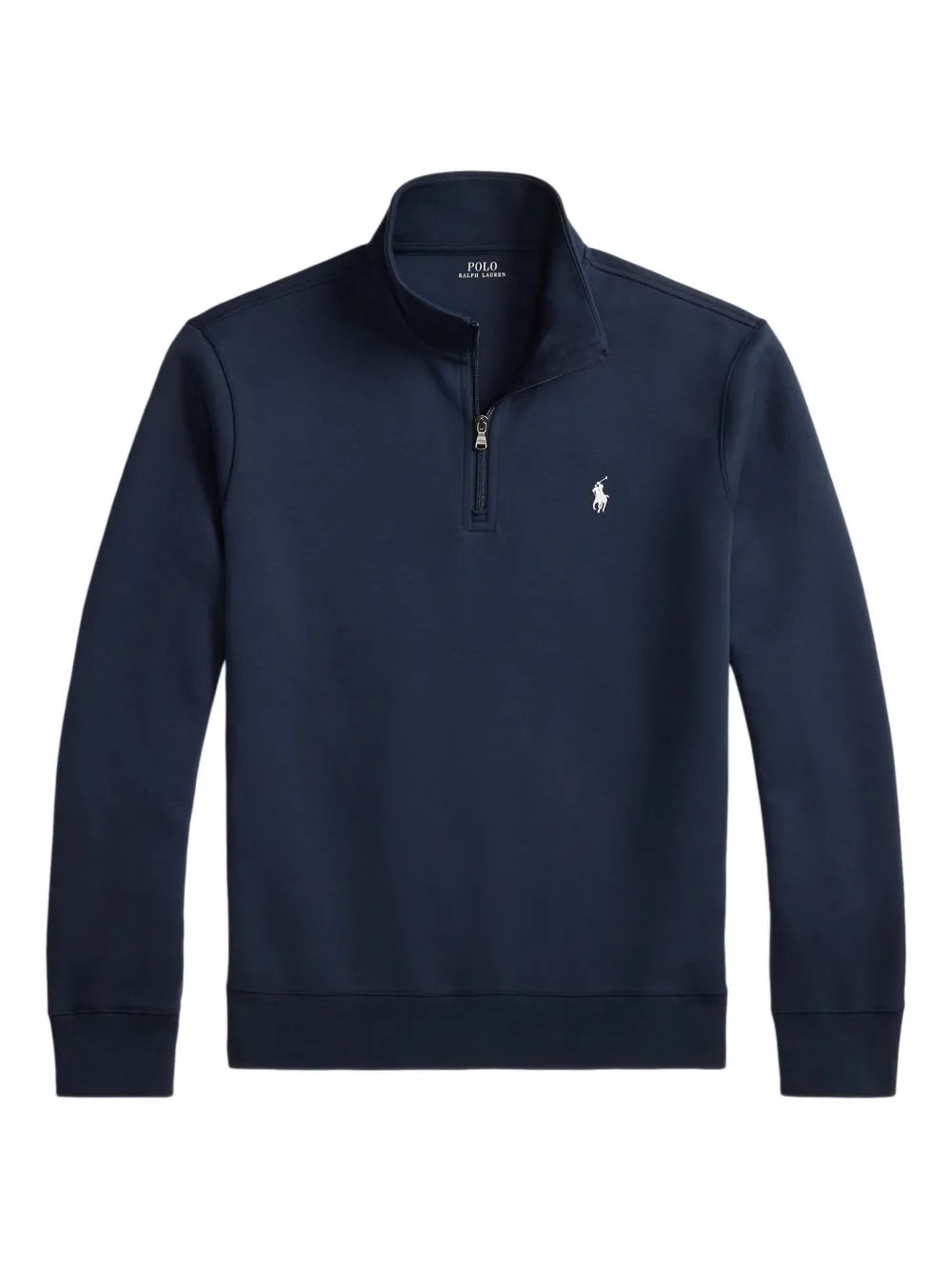 camisa polo com meio zíper