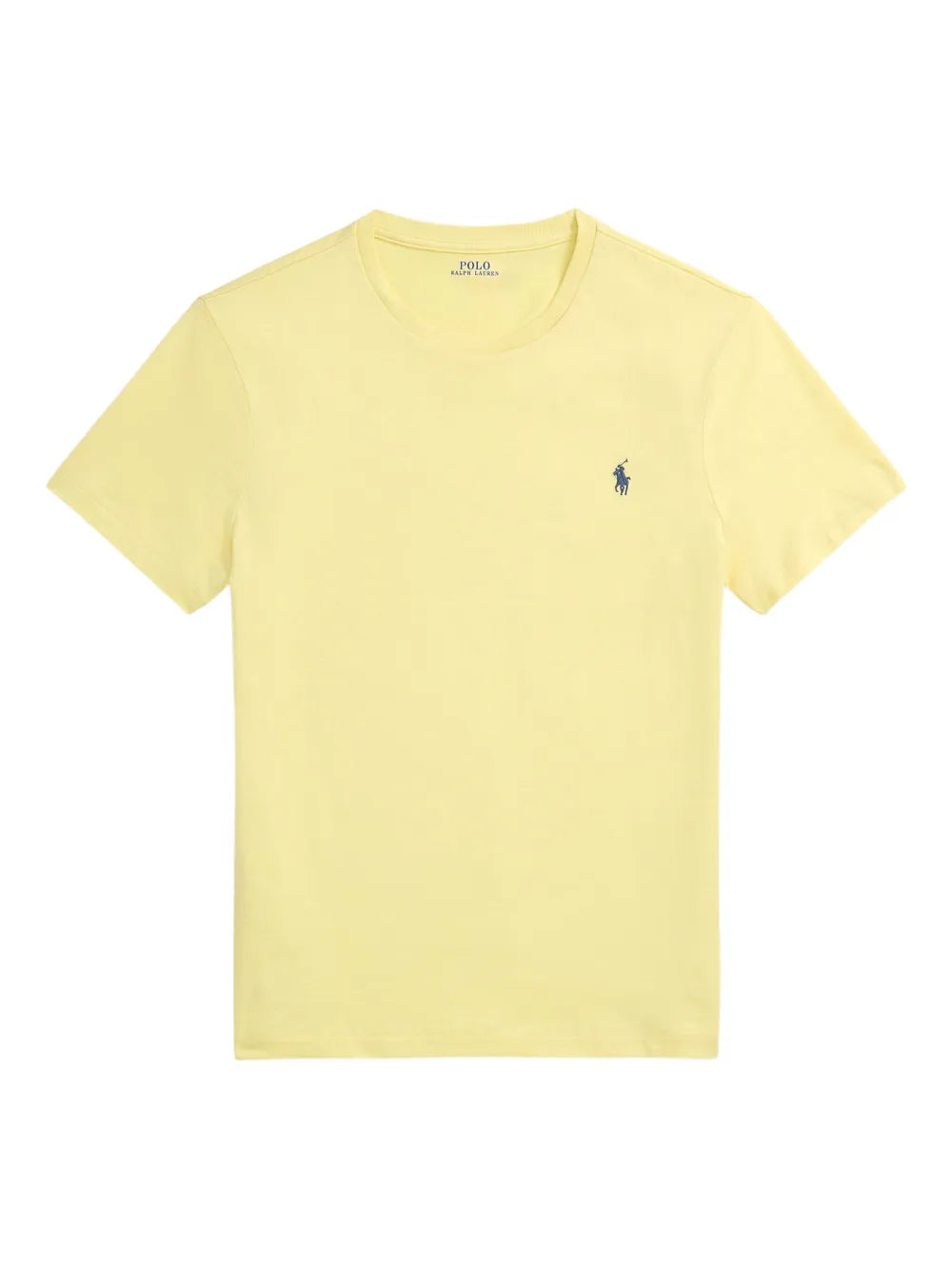 camiseta com gola redonda e logotipo